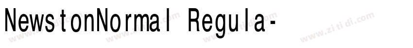 NewstonNormal Regula字体转换 NewstonNormal Regula字体转换